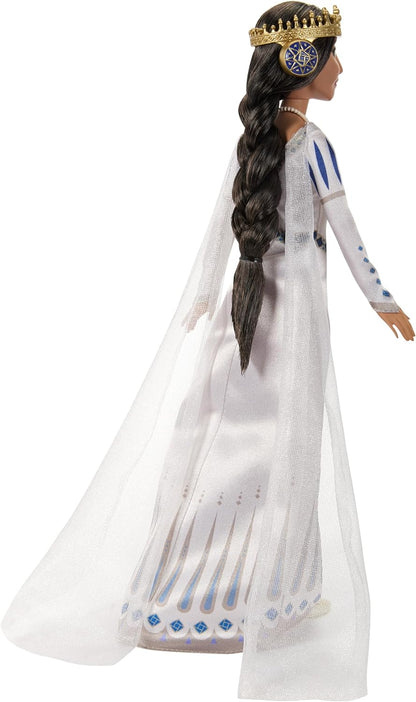 Disney Wish 2-Doll Set, King Magnifico & Queen Amaya Posable Fashion Dolls with Removable Outfits & Accessories, HRC18