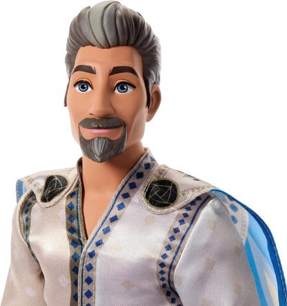 Disney Wish 2-Doll Set, King Magnifico & Queen Amaya Posable Fashion Dolls with Removable Outfits & Accessories, HRC18