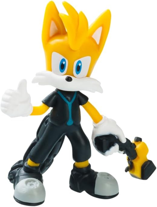 Sonic Prime Toys, 8 Figures Including 2 Rare Hiden Characters, Deluxe Box, Series 1, Randomly Selected, Collect All 16!