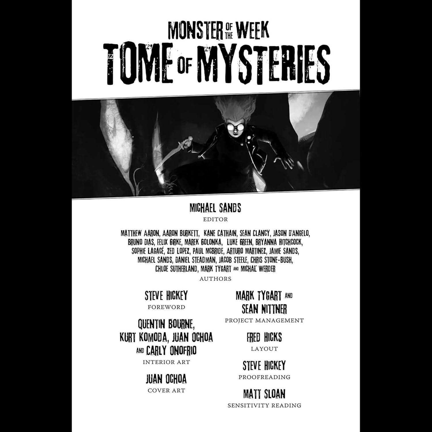 Evil Hat: Monster of The Week: Tome of Mysteries - Hardcover RPG Supplement Book, New Mysteries, Playbooks & Support, Tabletop Roleplaying Game