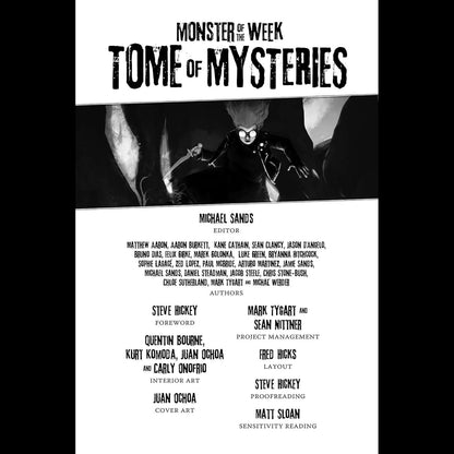 Evil Hat: Monster of The Week: Tome of Mysteries - Hardcover RPG Supplement Book, New Mysteries, Playbooks & Support, Tabletop Roleplaying Game
