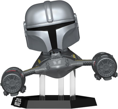Funko POP! Rides: Star Wars: the Mandalorian S9 - Mandalorian In N1 Starfighter - Collectable Vinyl Figure - Gift Idea - Official Merchandise - Toys for Kids & Adults - TV Fans