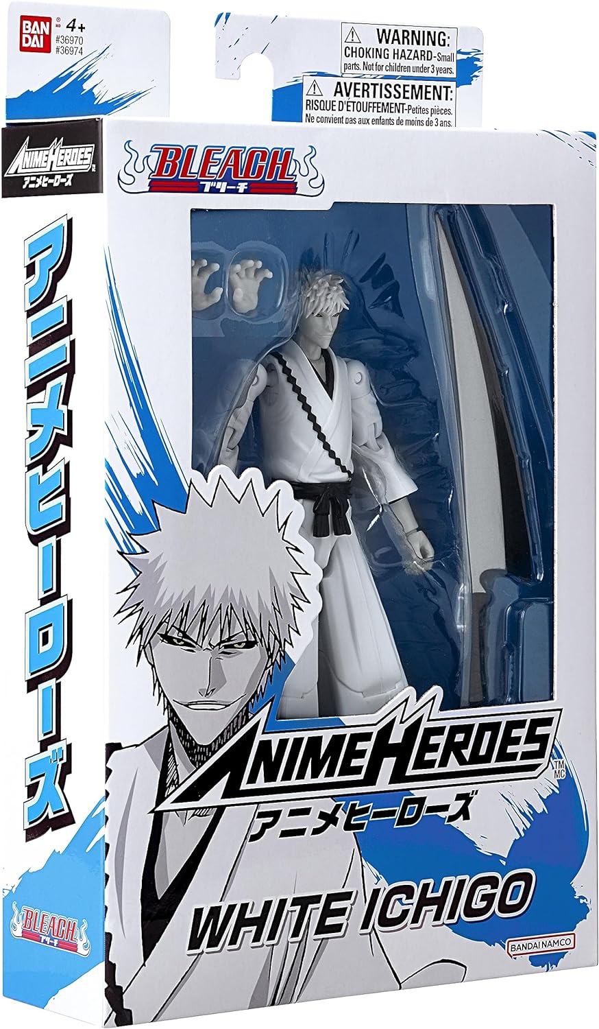 Bandai – Anime Heroes - Bleach - Action Figur 17 cm - White Ichigo - 36974