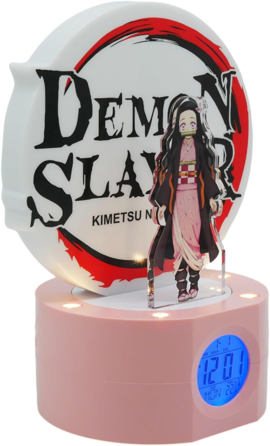 DEMON SLAYER - Nezuko - Réveil Lumineux LED - 22 cm