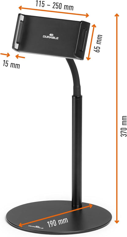 DURABLE Tablet-Halterung TWIST TABLE 894101 schwar