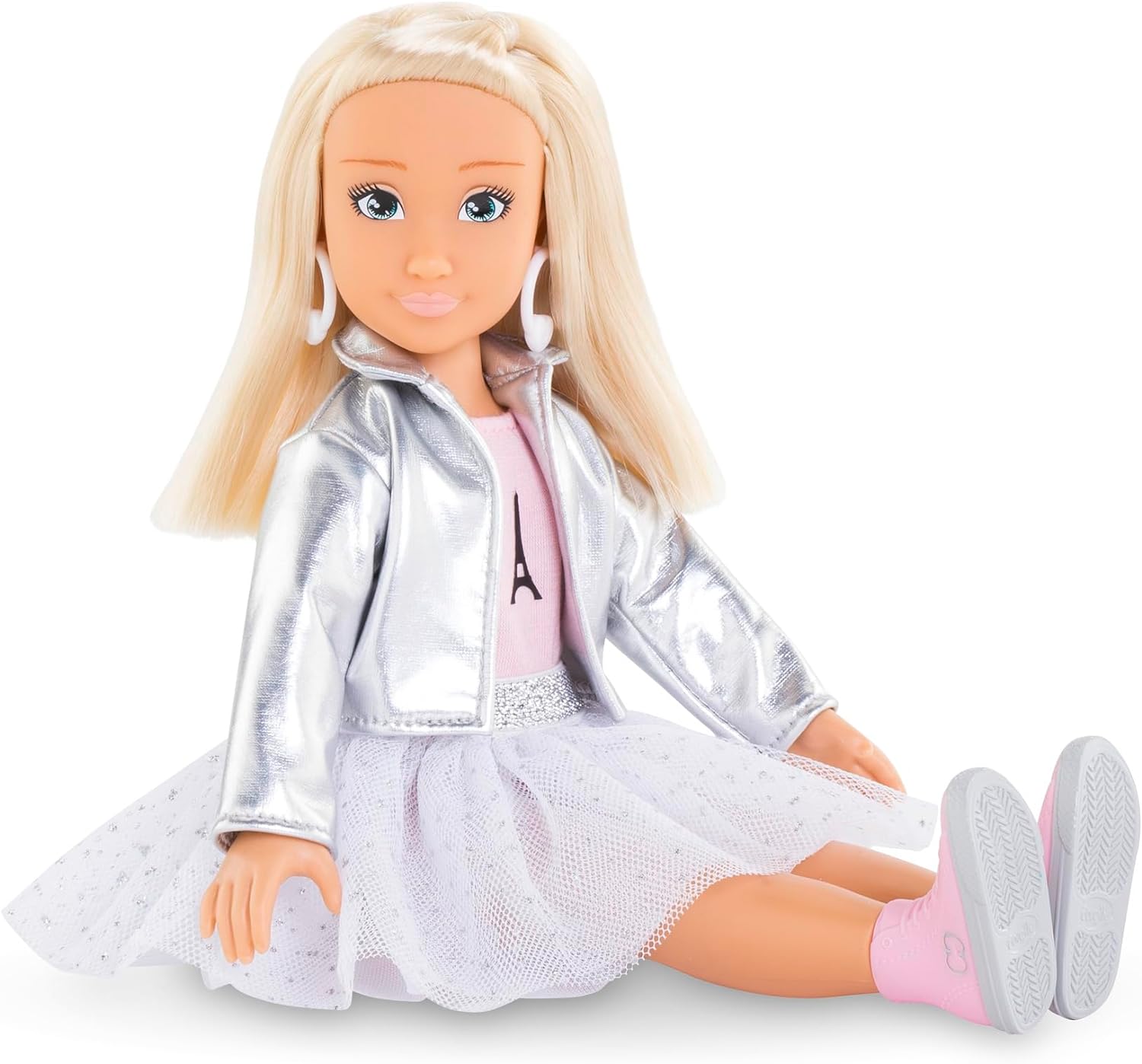 Corolle Girls Valentine Paris Fashion Dressing Doll in Paris Fashion Week Look and 4 Pieces Vanilla Fragrance 28 cm from 4 Years