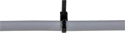 StarTech.com 4"(10cm) Cable Ties - 1/16"(2mm) wide, 7/8"(22mm) Bundle Diameter, 18lb(8kg) Tensile Strength, Nylon Self Locking Zip Ties with Curved Tip - 94V-2/UL Listed, 1000 Pack -, Black, CBMZT4BK