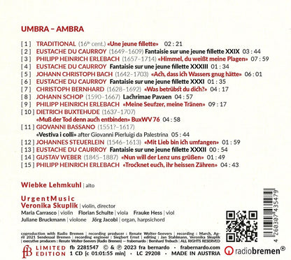Umbra - Ambra - Lieder