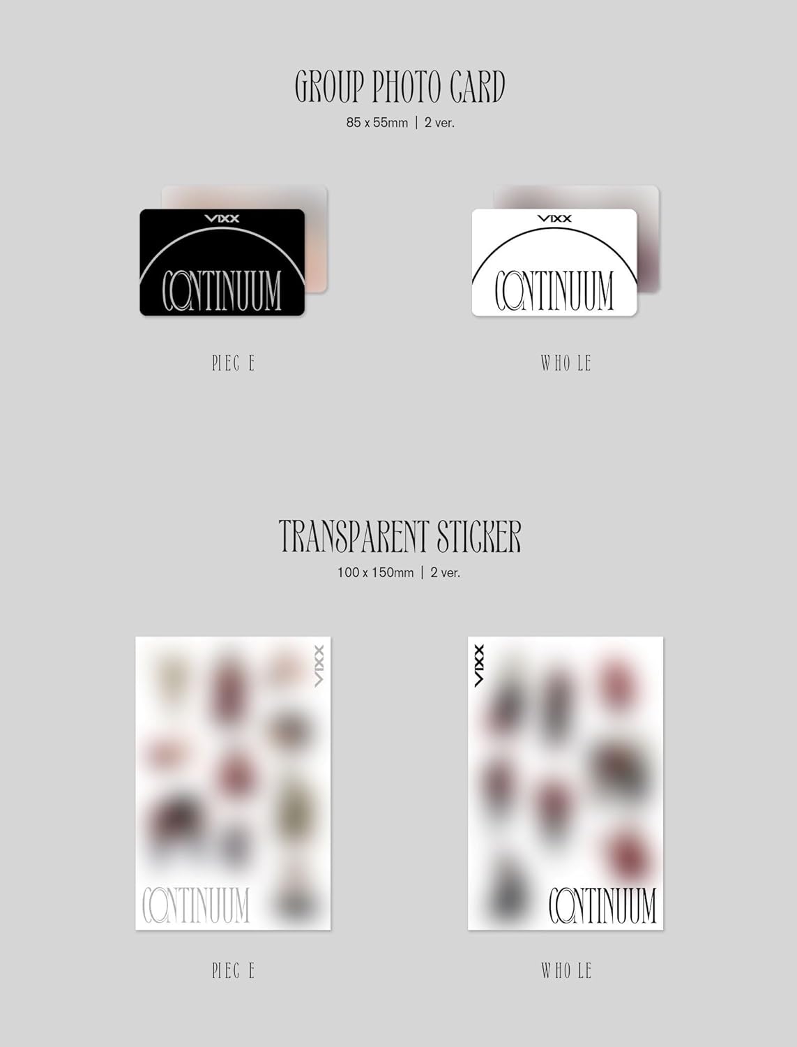 Continuum - Random Cover - incl. Photobook, Postcard, Folded Poster, Transparent Bookmark, Photocard Frame, Transparent Photocard, Photocard, Group Photocard + Transparent Sticker