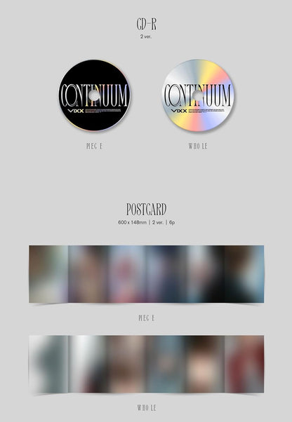 Continuum - Random Cover - incl. Photobook, Postcard, Folded Poster, Transparent Bookmark, Photocard Frame, Transparent Photocard, Photocard, Group Photocard + Transparent Sticker