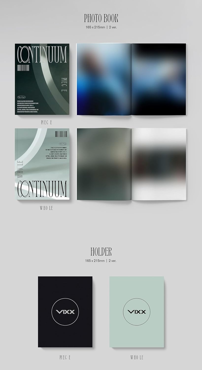 Continuum - Random Cover - incl. Photobook, Postcard, Folded Poster, Transparent Bookmark, Photocard Frame, Transparent Photocard, Photocard, Group Photocard + Transparent Sticker
