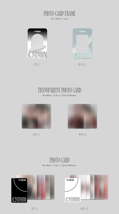 Continuum - Random Cover - incl. Photobook, Postcard, Folded Poster, Transparent Bookmark, Photocard Frame, Transparent Photocard, Photocard, Group Photocard + Transparent Sticker