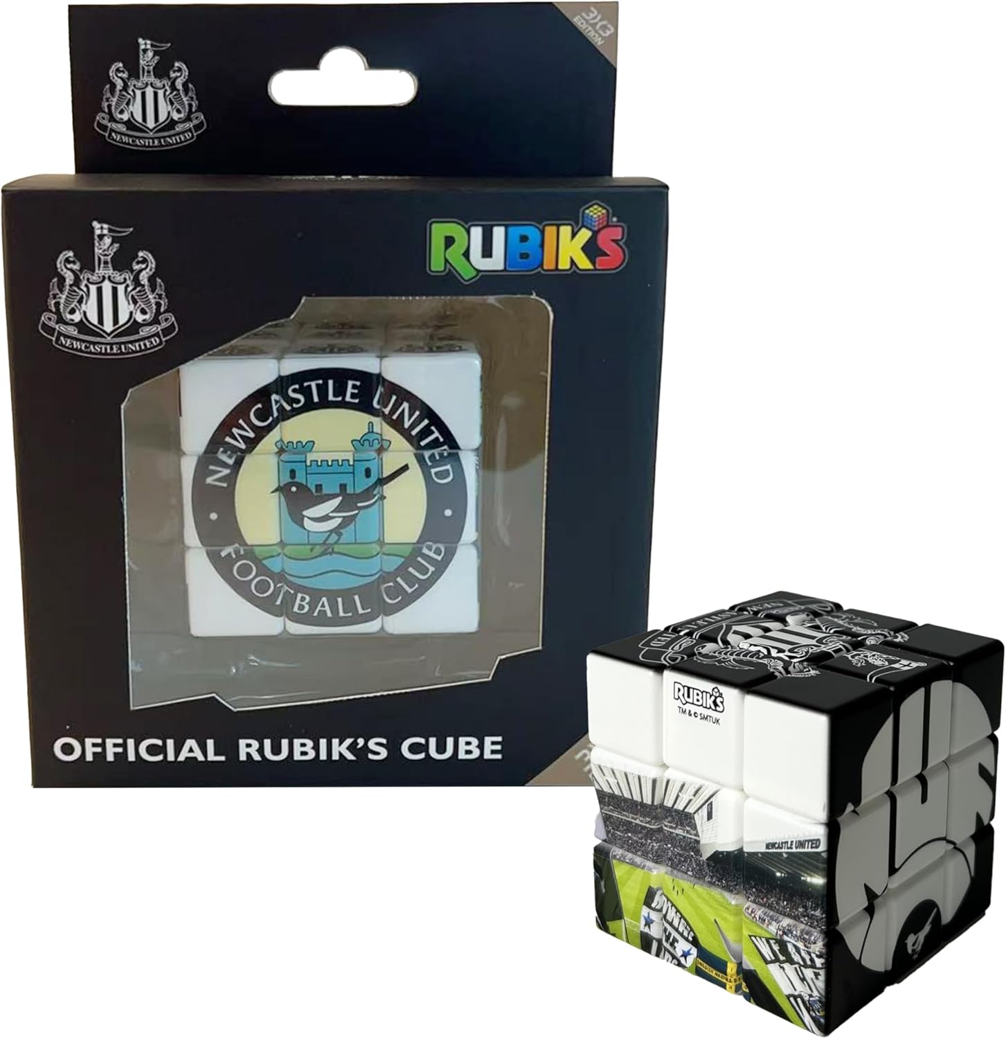 Paul Lamond Newcastle United Football Club Rubik's Cube