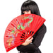 Carnival Toys 6227: Ventaglio Orientale Rosso Diam. Cm. 63 Ca. In Busta C/Cav.