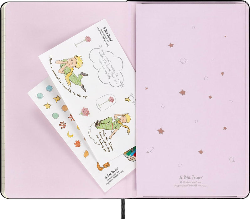 Moleskine Le Petit Prince Limited Edition, The Little Prince, Limited Edition Notebook, Large Format, Hard Cover, Ruled Pages