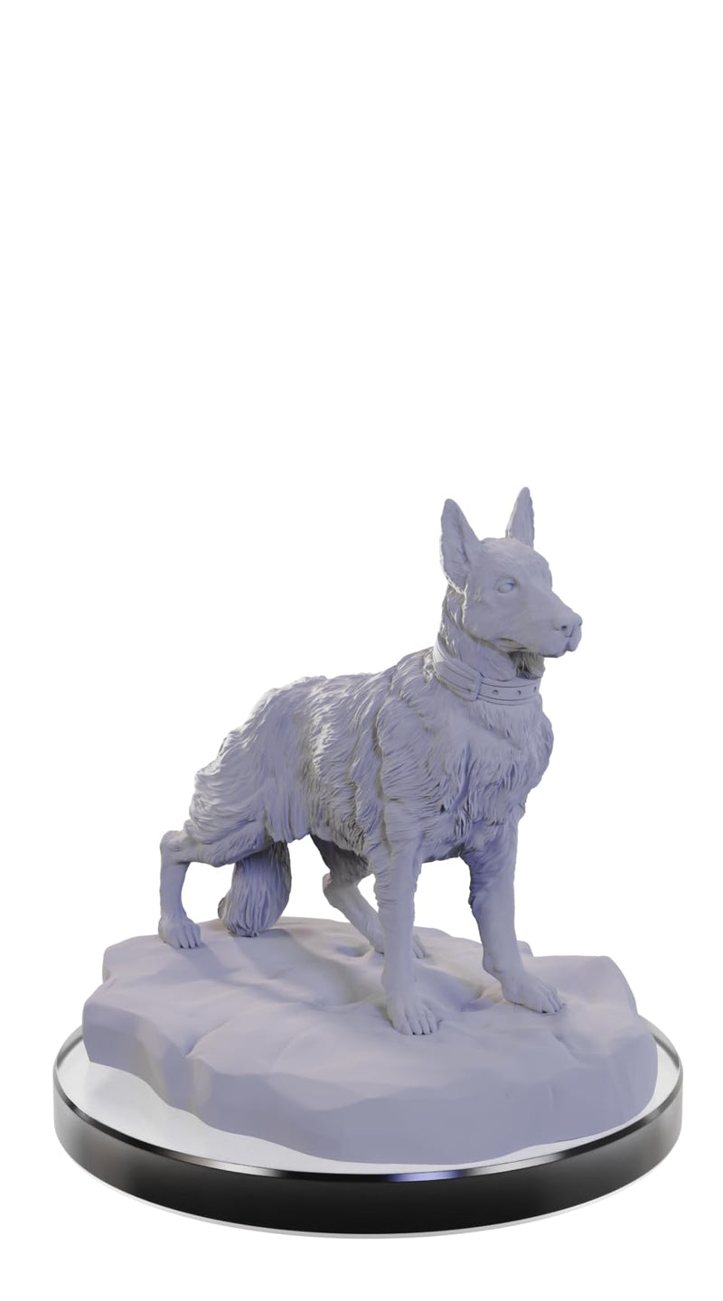 WizKids Deep Cuts: Dog Companions | Unpainted Miniatures