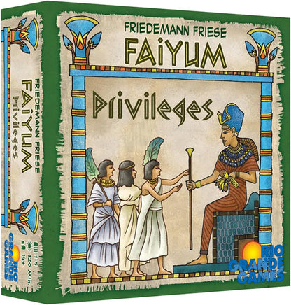 Rio Grande Games: Faiyum Privileges - Expansion, City Building Board Game, Ages 14+, 1-5 Players, 90-120 Minute