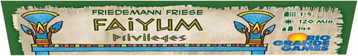 Rio Grande Games: Faiyum Privileges - Expansion, City Building Board Game, Ages 14+, 1-5 Players, 90-120 Minute