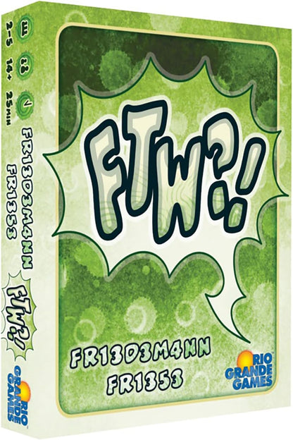 Rio Grande Games: FTW?! - Card Game, for The Win, Lowest Points Wins, Party Game, The Tricky Card Game for 2-6 Players, Ages 14+, 25 Min