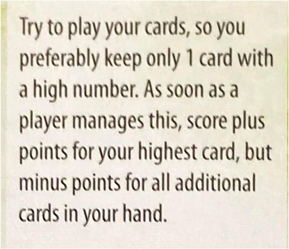 Rio Grande Games: FTW?! - Card Game, for The Win, Lowest Points Wins, Party Game, The Tricky Card Game for 2-6 Players, Ages 14+, 25 Min