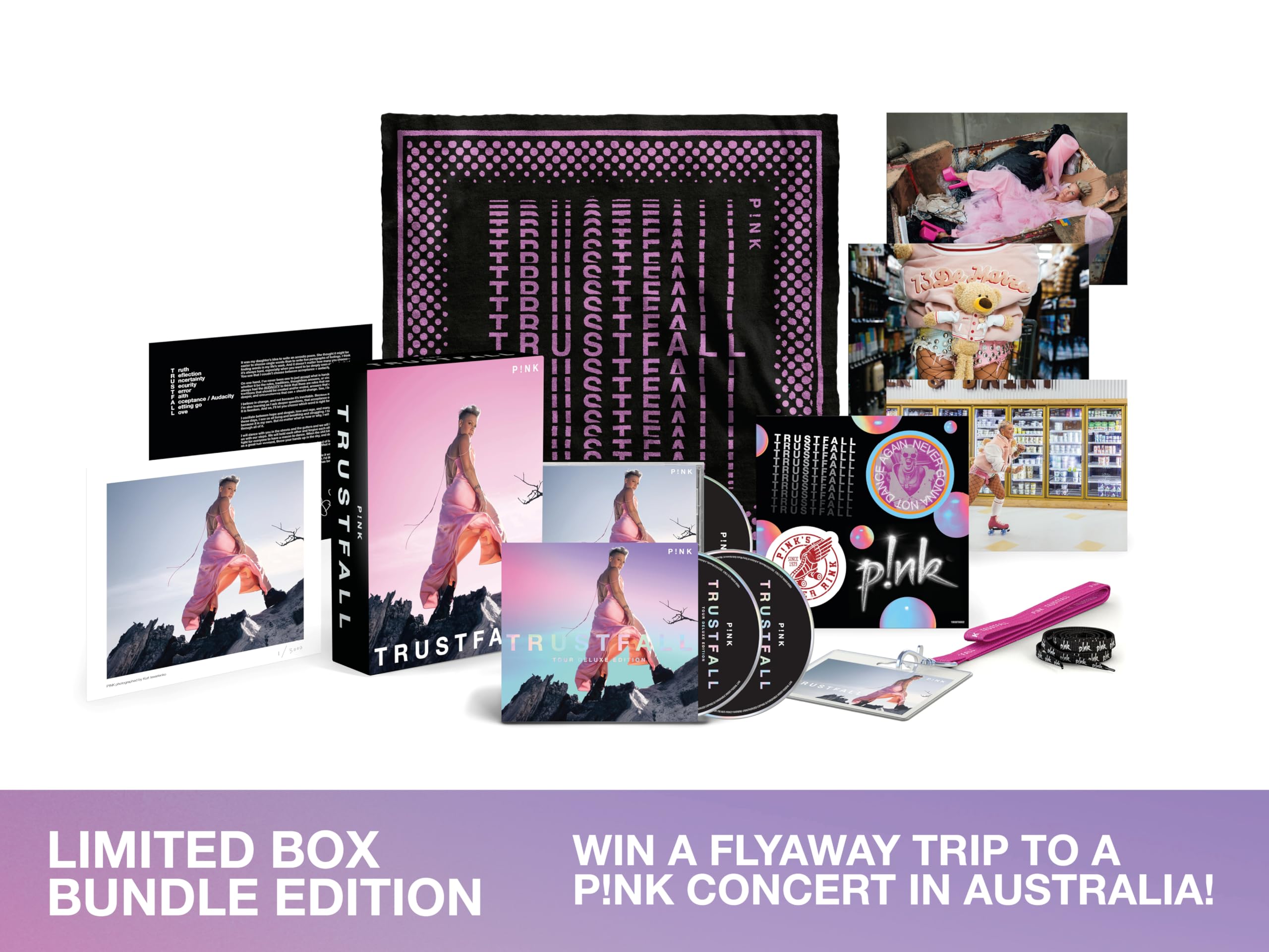TRUSTFALL – Tour Deluxe Edition (inkl. Australien Flyaway Gewinnspiel)