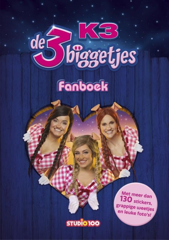 K3: Fanboek met stickers - 3 Biggetjes