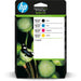 HP 937 CMYK Original Ink Cartridge 4-Pack 937 Multipack Black/Cyan/Magenta/Yellow (6C400NE