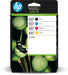 HP 937 CMYK Original Ink Cartridge 4-Pack 937 Multipack Black/Cyan/Magenta/Yellow (6C400NE