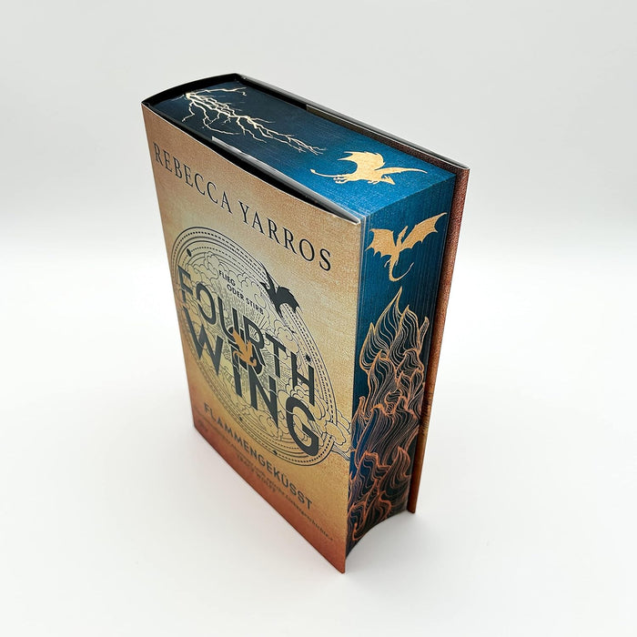 Fourth Wing – Flammengeküsst: Deluxe-Ausgabe mit atemberaubendem Farbschnitt. Roman | »Unwiderstehliches Abenteuer trifft epische Liebesgeschichte!« Tracy Wolff (Flammengeküsst-Reihe, Band 1