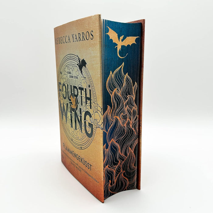 Fourth Wing – Flammengeküsst: Deluxe-Ausgabe mit atemberaubendem Farbschnitt. Roman | »Unwiderstehliches Abenteuer trifft epische Liebesgeschichte!« Tracy Wolff (Flammengeküsst-Reihe, Band 1