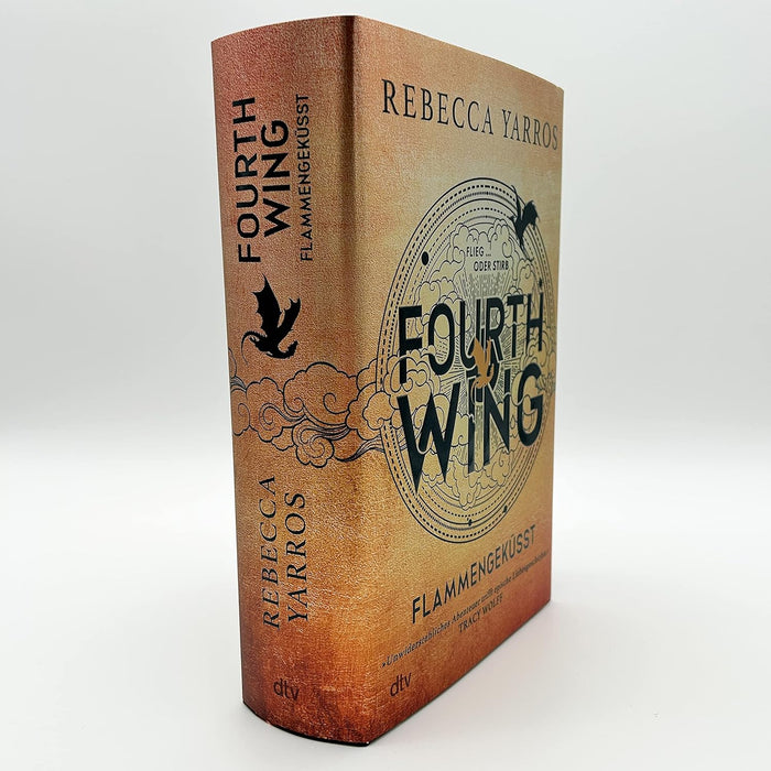 Fourth Wing – Flammengeküsst: Deluxe-Ausgabe mit atemberaubendem Farbschnitt. Roman | »Unwiderstehliches Abenteuer trifft epische Liebesgeschichte!« Tracy Wolff (Flammengeküsst-Reihe, Band 1