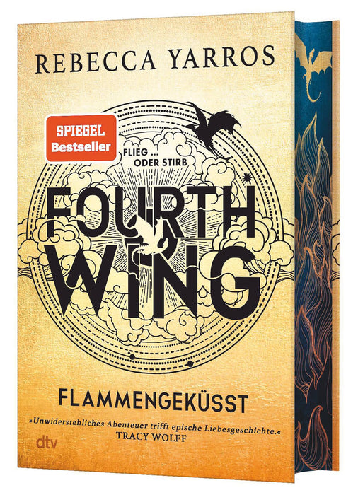 Fourth Wing – Flammengeküsst: Deluxe-Ausgabe mit atemberaubendem Farbschnitt. Roman | »Unwiderstehliches Abenteuer trifft epische Liebesgeschichte!« Tracy Wolff (Flammengeküsst-Reihe, Band 1