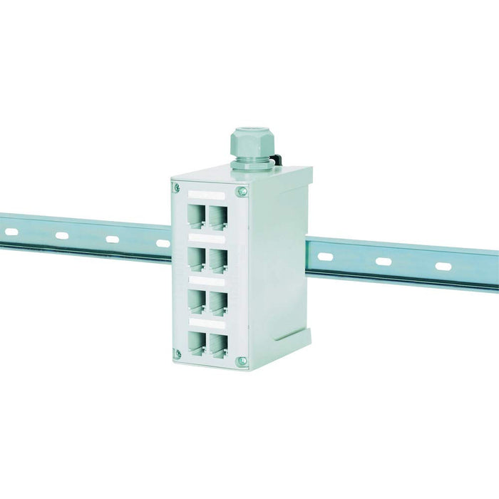 Panduit FDME8RG DIN Rail Mount Enclosure