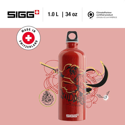 Sigg - Aluminum Water Bottle - Traveller Harry Potter - Climate Neutral Certified - Suitable For Carbonated Beverages - Leakproof & Lightweight - BPA Free - 1L