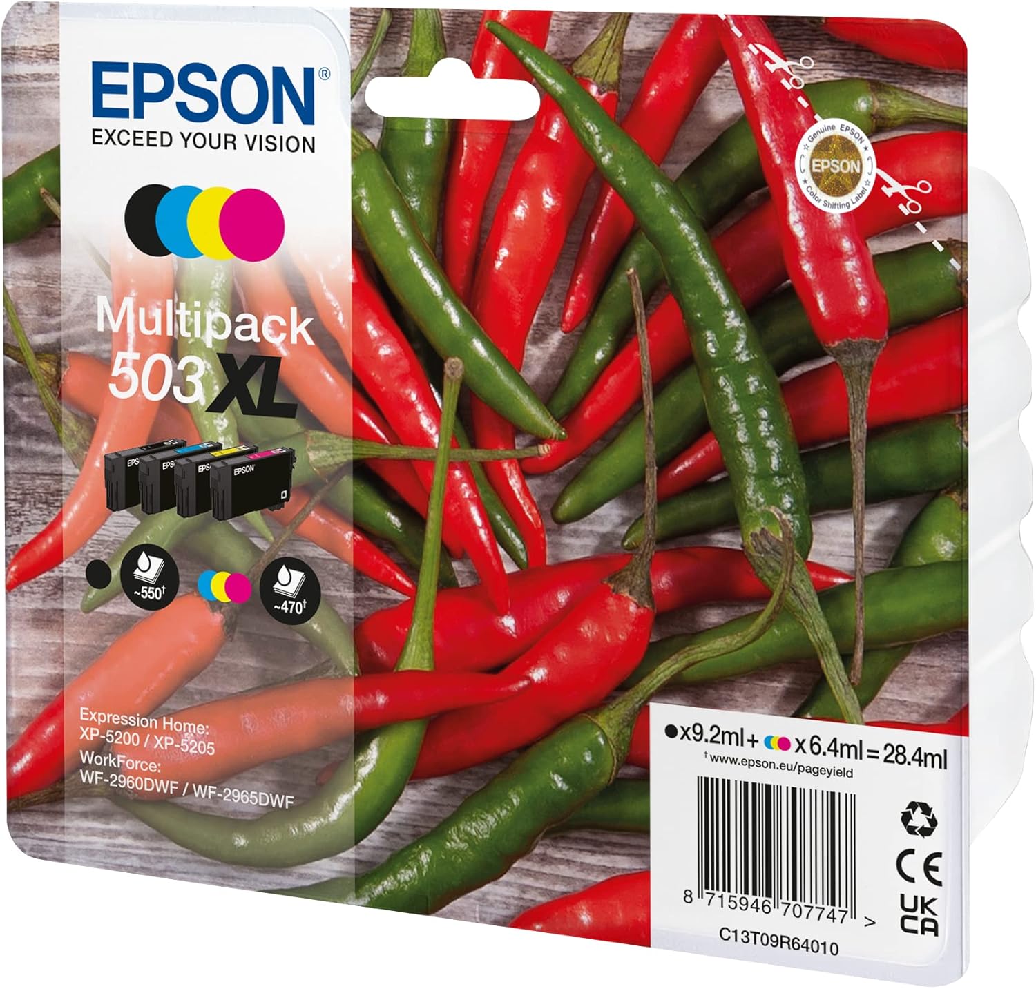 Epson Ink/503XL Chillies CMYK SEC