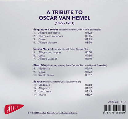 A Tribute to Oscar Van Hemel