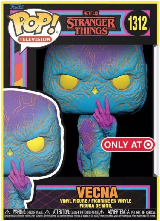 Funko POP! TV: Vecna Blacklight (Stranger Things) Special Edition, (74475