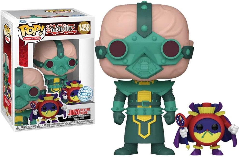Funko Pop! Animation: Yu-Gi-Oh - Jinzo with Time Wizard (Exc) Collectable Vinyl Figure - Gift Idea - Official Merchandise - Toys for Kids & Adults - Model Figure for Collectors and Display