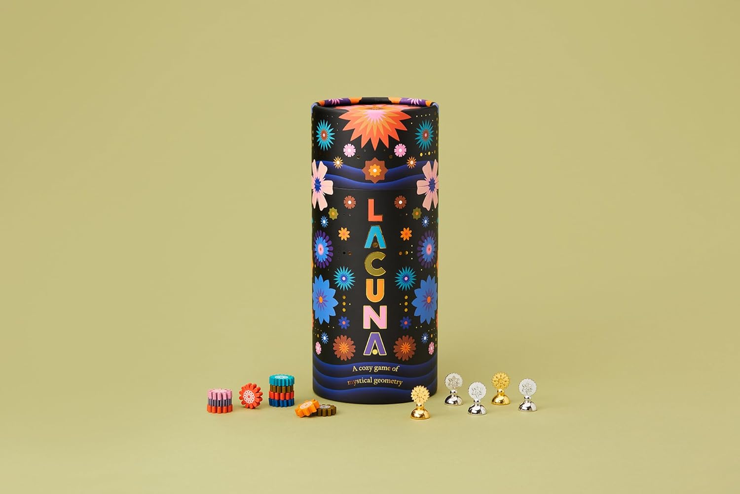 Lacuna, A Cozy Game of Mystical Geometry, For 2 Players, Ages 8+