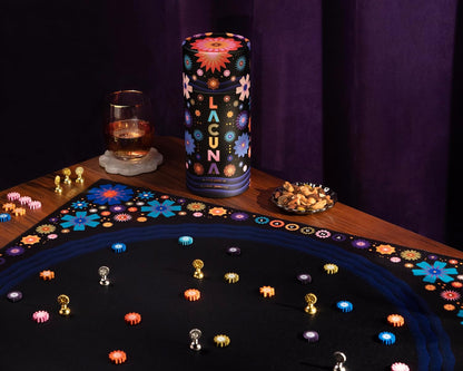 Lacuna, A Cozy Game of Mystical Geometry, For 2 or More Players, Ages 8+
