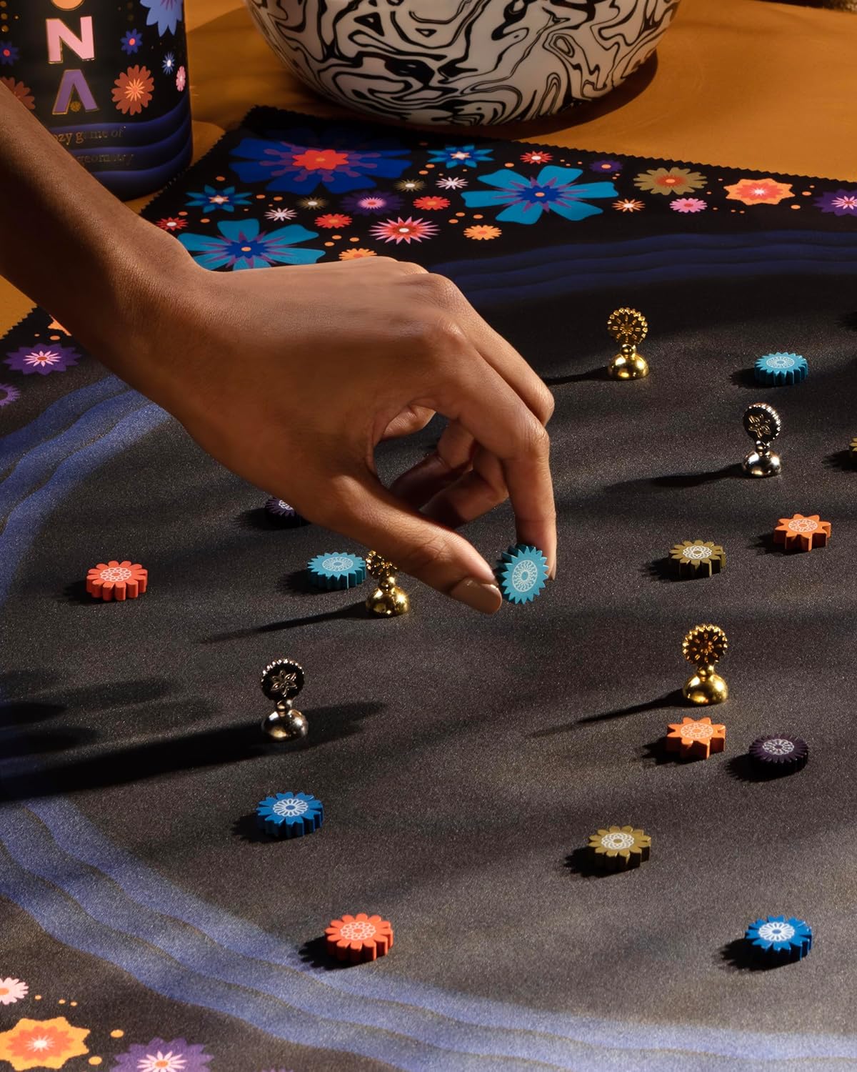 Lacuna, A Cozy Game of Mystical Geometry, For 2 Players, Ages 8+