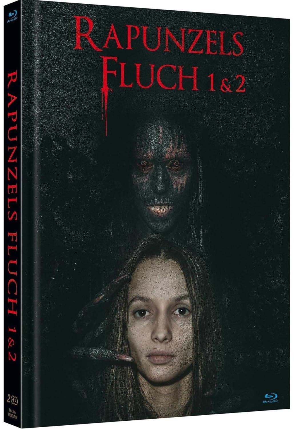 Rapunzels Fluch 1+2 - Limited Mediabook Cover A (Doppel Blu-ray, Uncut Fassung, Special Edition mit viel Bonusmaterial, Sonderauflage auf 500 Stück limitiert)