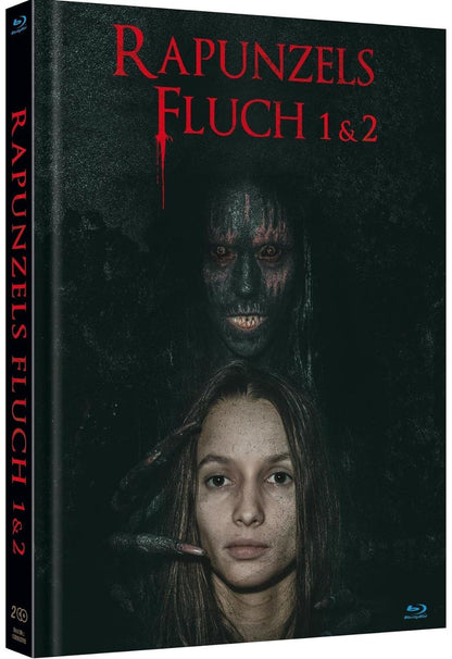 Rapunzels Fluch 1+2 - Limited Mediabook Cover A (Doppel Blu-ray, Uncut Fassung, Special Edition mit viel Bonusmaterial, Sonderauflage auf 500 Stück limitiert)