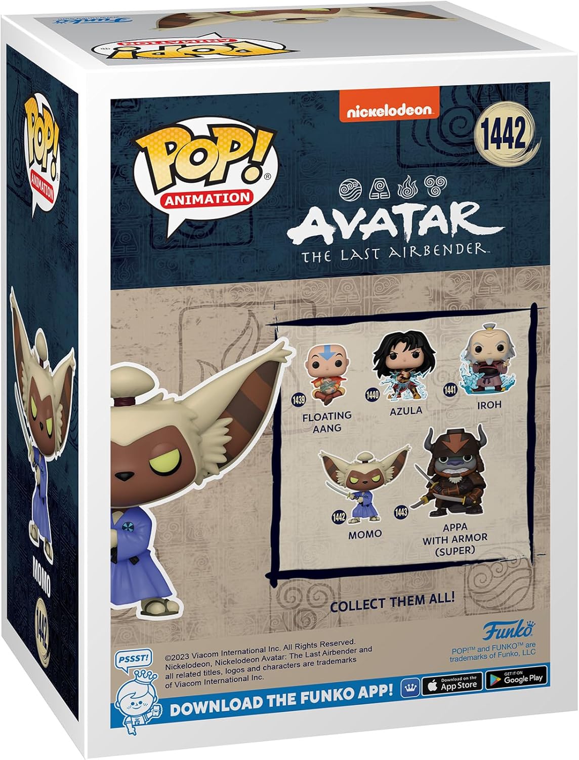 Funko POP! Animation: Avatar: the Last Airbender - Momo - Collectable Vinyl Figure - Gift Idea - Official Merchandise - Toys for Kids & Adults - Anime Fans - Model Figure for Collectors and Display