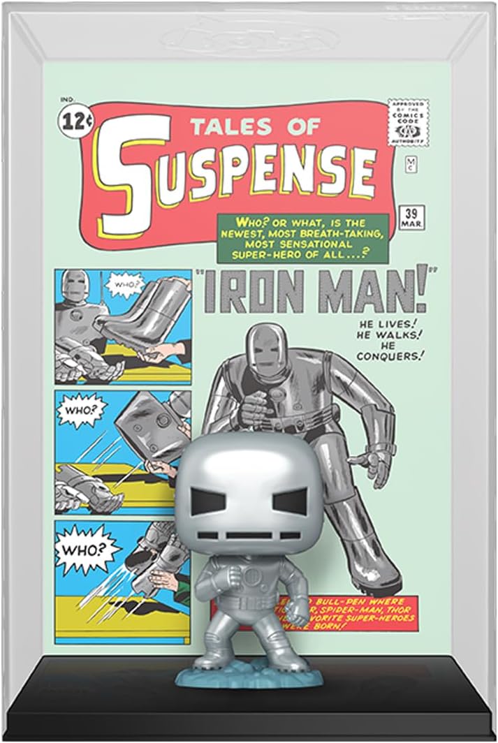 Funko Pop! Comic Cover: Marvel - Tales of Suspense #39 - Figura de Vinilo Coleccionable - Idea de Regalo- Mercancia Oficial - Juguetes para Niños y Adultos - Muñeco para Coleccionistas