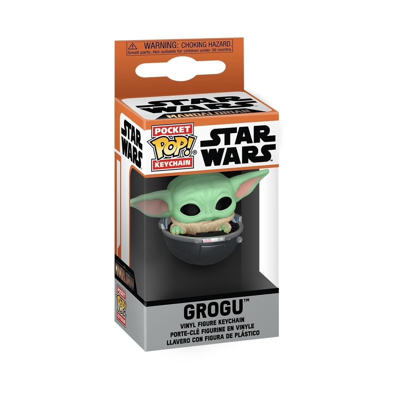 Funko POP! Keychain: Star Wars: the Mandalorian S9 - Grogu (the Child, Baby Yoda) - Collectable Vinyl Mini Figure Novelty Keyring - Stocking Filler - Gift Idea - Official Merchandise - TV Fans