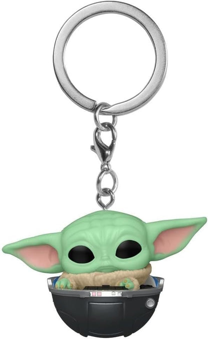 Funko POP! Keychain: Star Wars: the Mandalorian S9 - Grogu (the Child, Baby Yoda) - Collectable Vinyl Mini Figure Novelty Keyring - Stocking Filler - Gift Idea - Official Merchandise - TV Fans