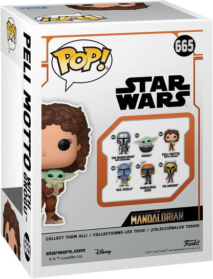 Funko POP! Vinyl: Star Wars: the Mandalorian S9 - Peli Motto With Grogu (the Child, Baby Yoda) - Collectable Vinyl Figure - Gift Idea - Official Merchandise - Toys for Kids & Adults - TV Fans