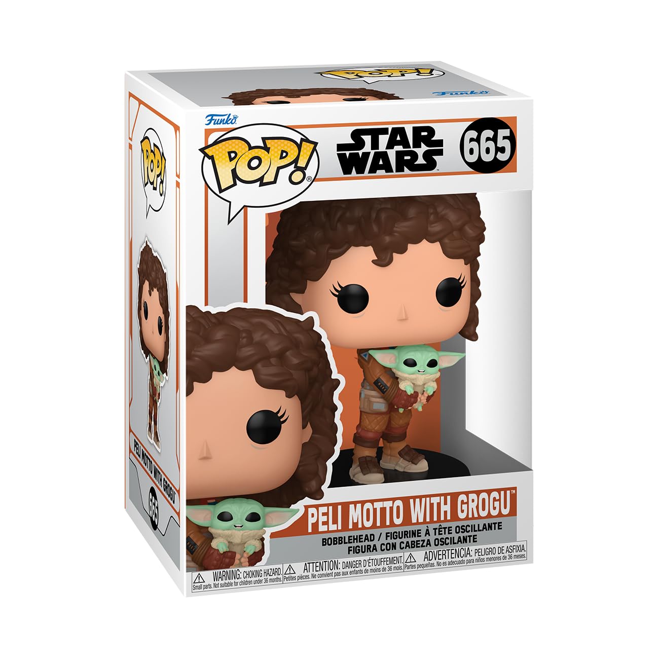 Funko POP! Vinyl: Star Wars: the Mandalorian S9 - Peli Motto With Grogu (the Child, Baby Yoda) - Collectable Vinyl Figure - Gift Idea - Official Merchandise - Toys for Kids & Adults - TV Fans