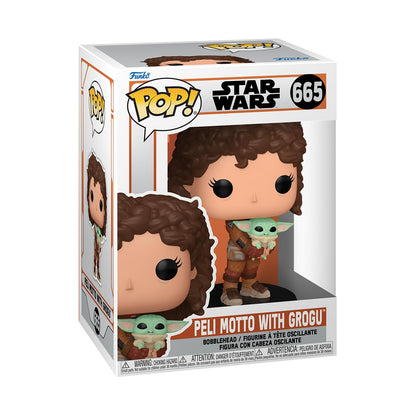 Funko POP! Vinyl: Star Wars: the Mandalorian S9 - Peli Motto With Grogu (the Child, Baby Yoda) - Collectable Vinyl Figure - Gift Idea - Official Merchandise - Toys for Kids & Adults - TV Fans